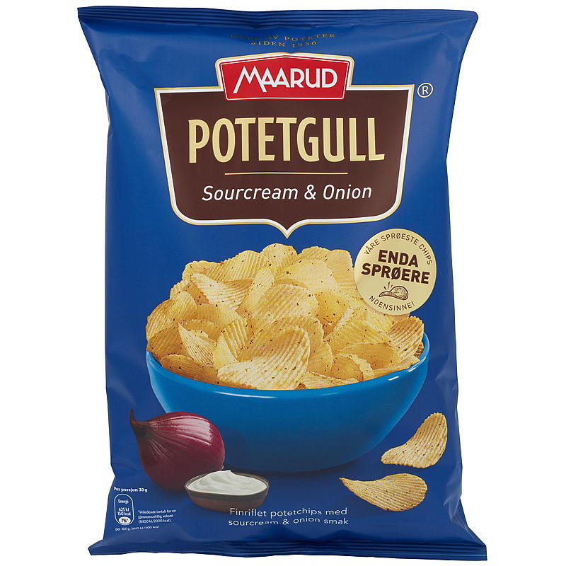 Maarud Patatas fritas 200 g Crema fresca y cebolla Maarud