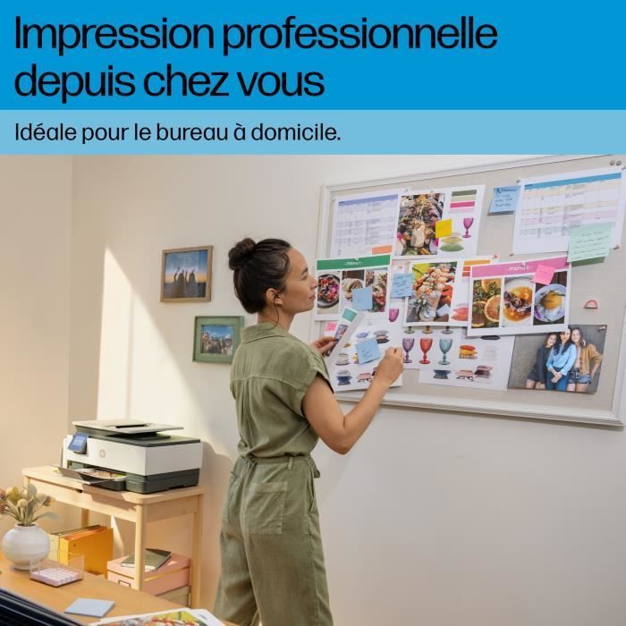 HP OfficeJet Pro 8125e - Stampante multifunzione a getto d'inchiostro a colori con 3 mesi di Instant Ink inclusi con HP+