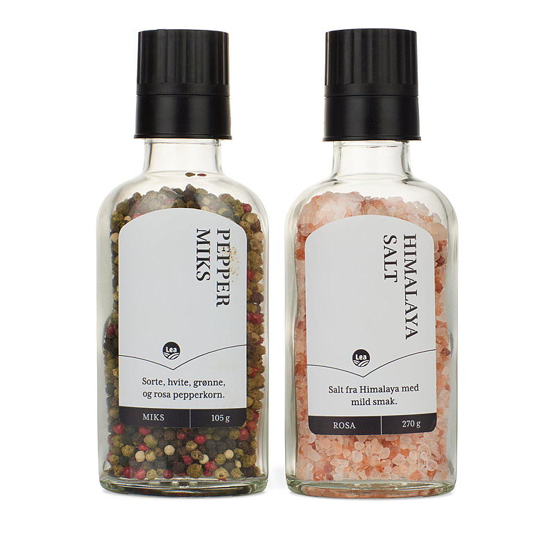 Lea cadeauset met molentje Himalayazout en pepermix