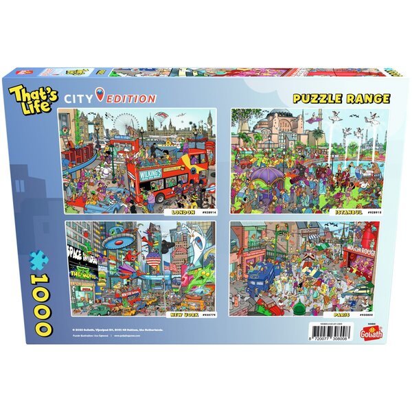 Goliath That's Life City Edition Pariz Puzzle<br>1000 kosov