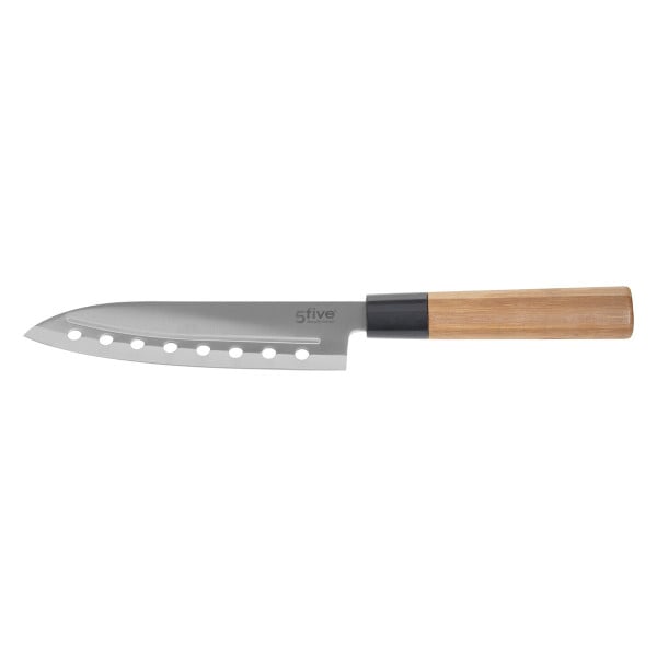 Nóż santoku z bambusową rączką