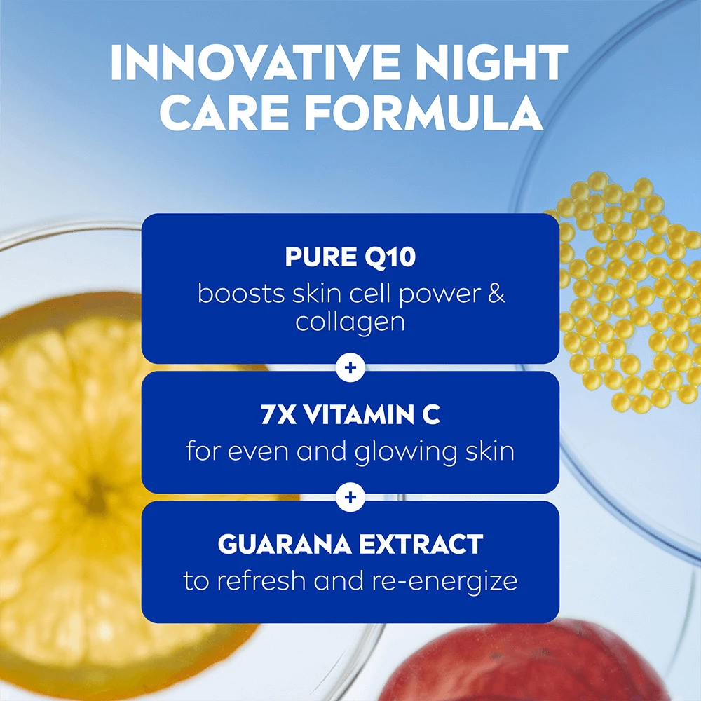Q10 Energy Rechargeing Éjszakai Krém 30 ml - NIVEA
