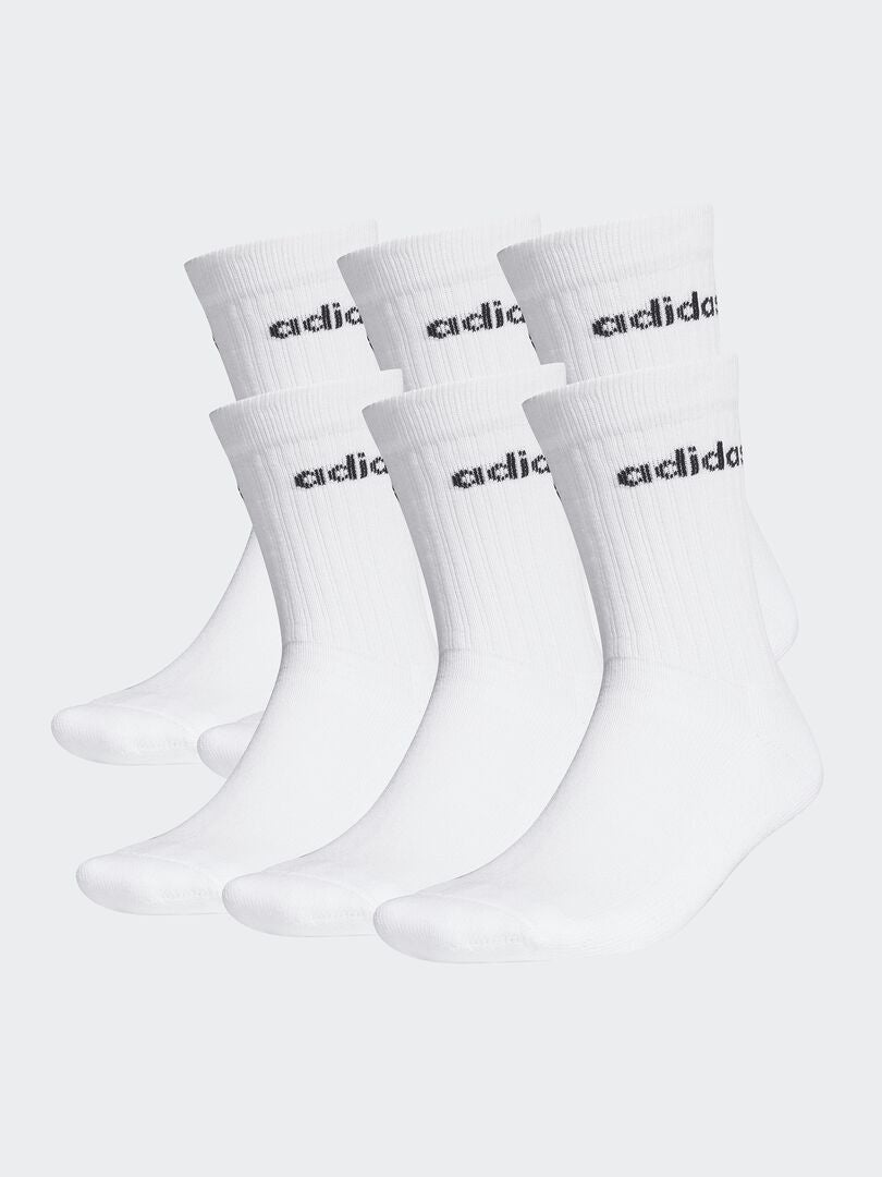 Juego de 3 pares de calcetines 'adidas' - BLANCOS