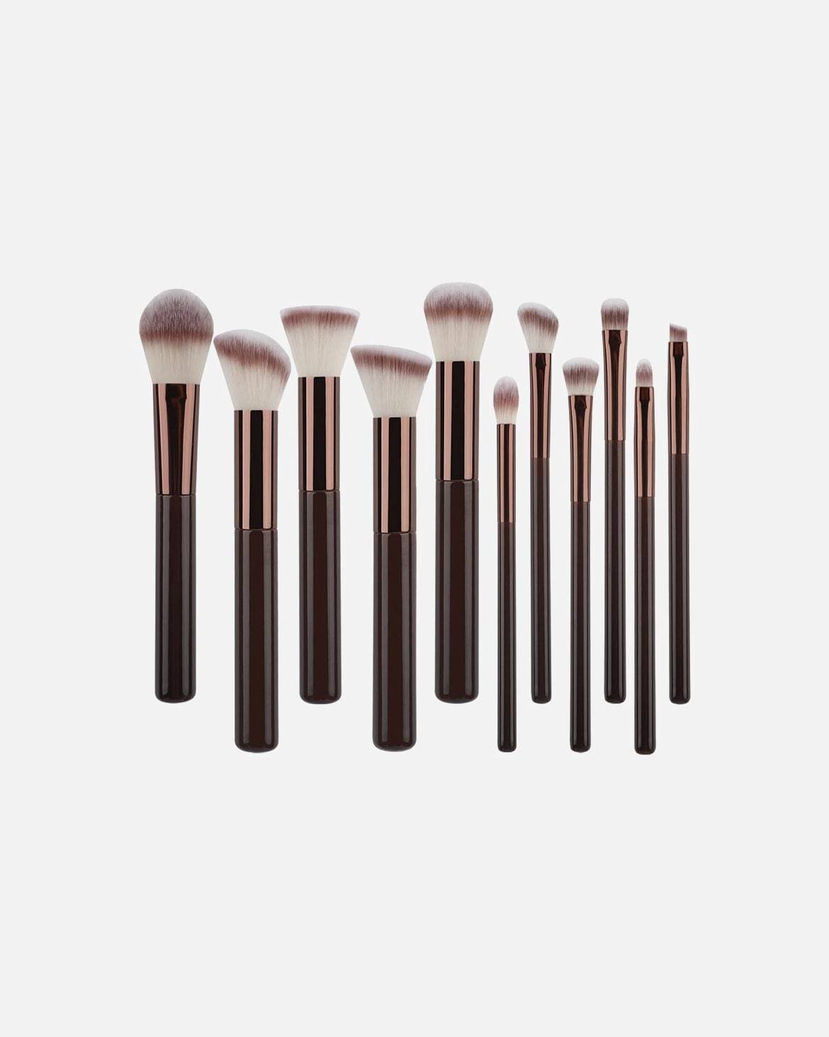 Sada štetcov Technique Pro Brush Set - čokoládovo-bronzová