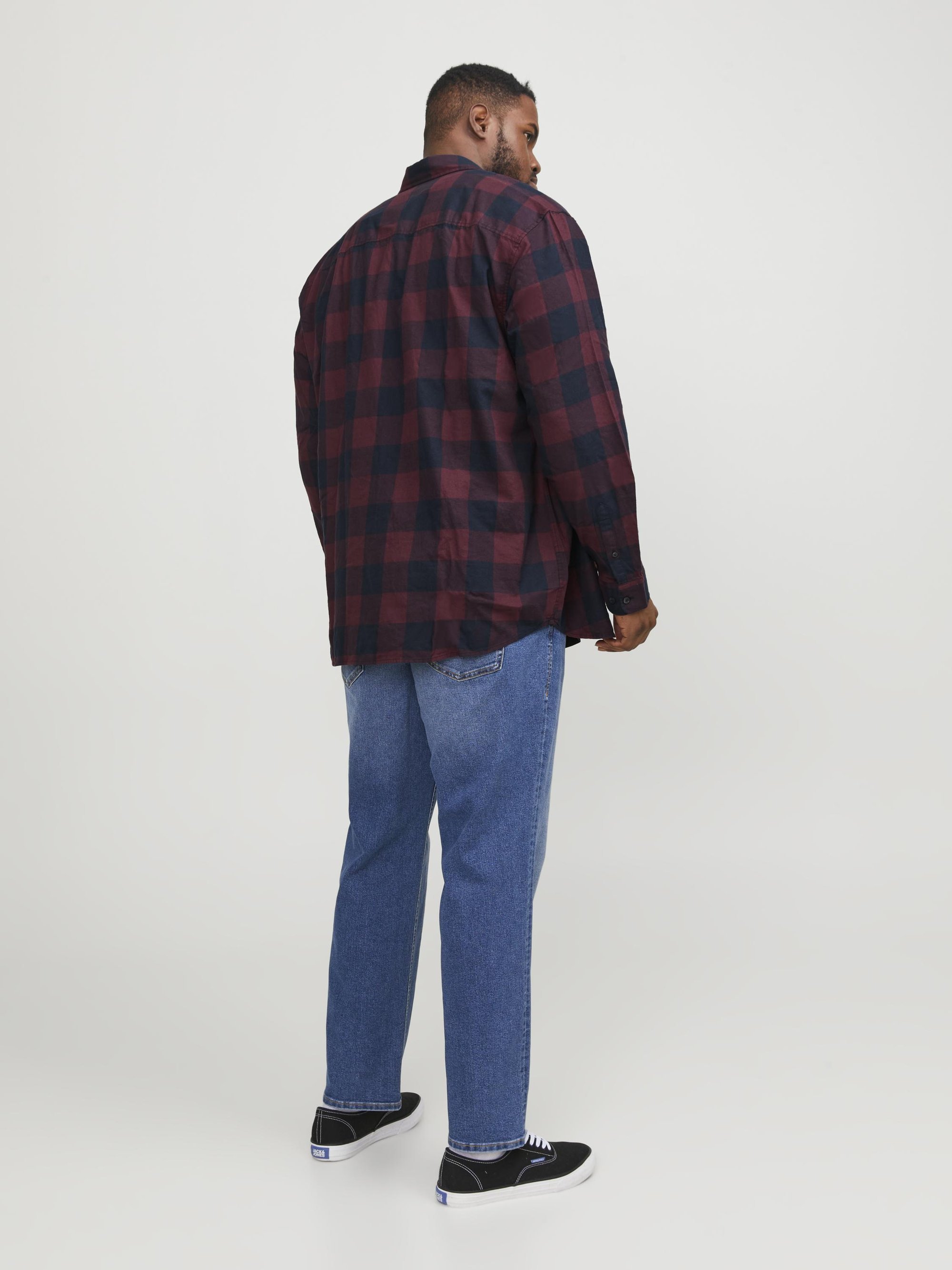 Jack & Jones JJEGINGHAM SHIRT - Hemd - Port Royale
