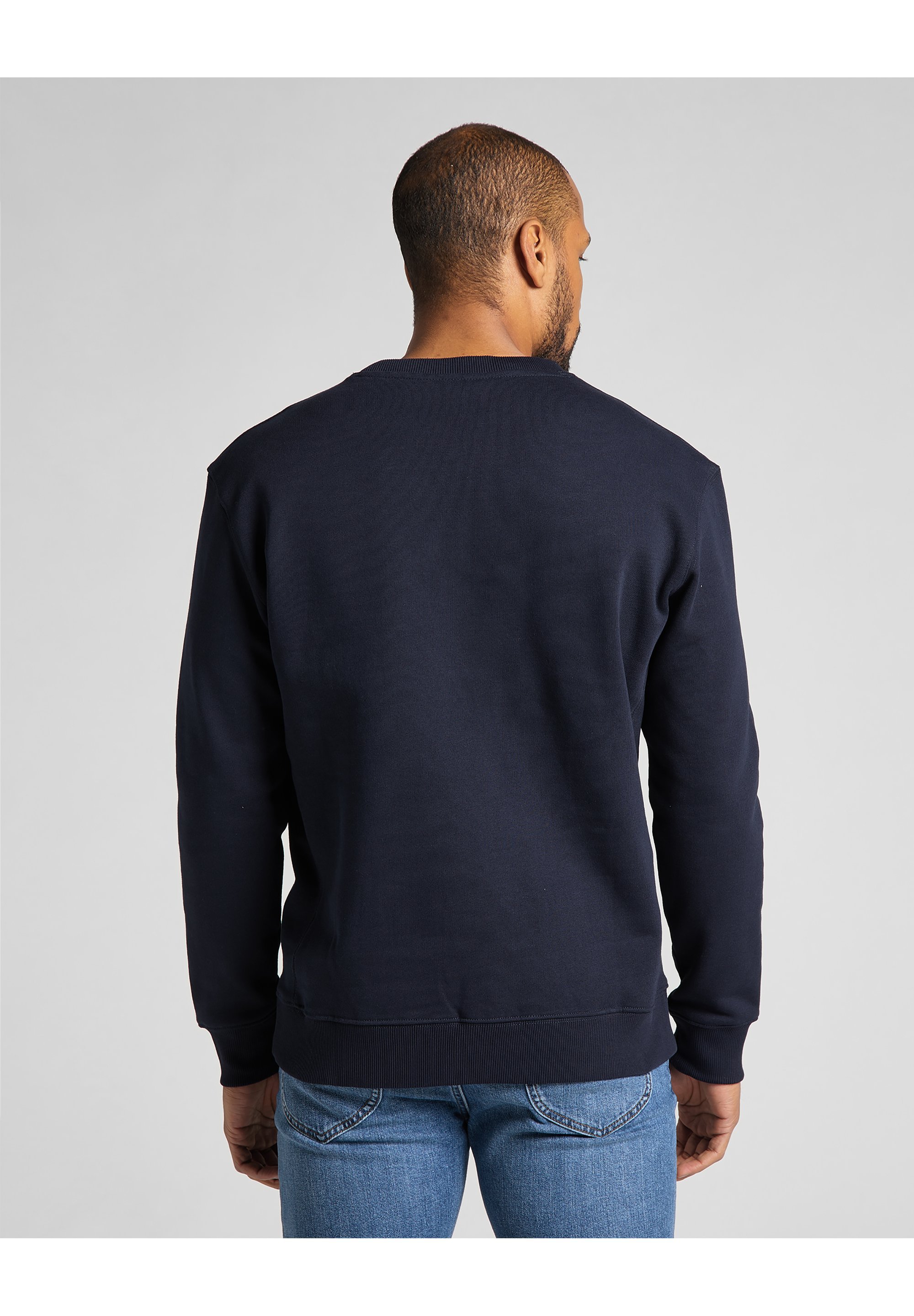 Lee PLAIN CREW SWS - Sweatshirt - dunkelblau