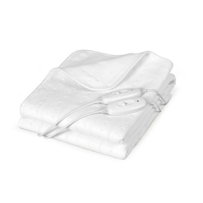 Surmatelas chauffant - LIVOO - 2 places - 2 x 60W - 3 niveaux de chaleur - Sécurité surchauffe