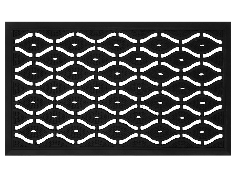 Wycieraczka Eye Mat gumowana 45x75 cm czarna