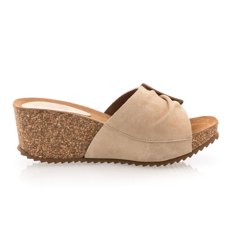 Beige Damen-Sandalen / Zehenfreie Schuhe