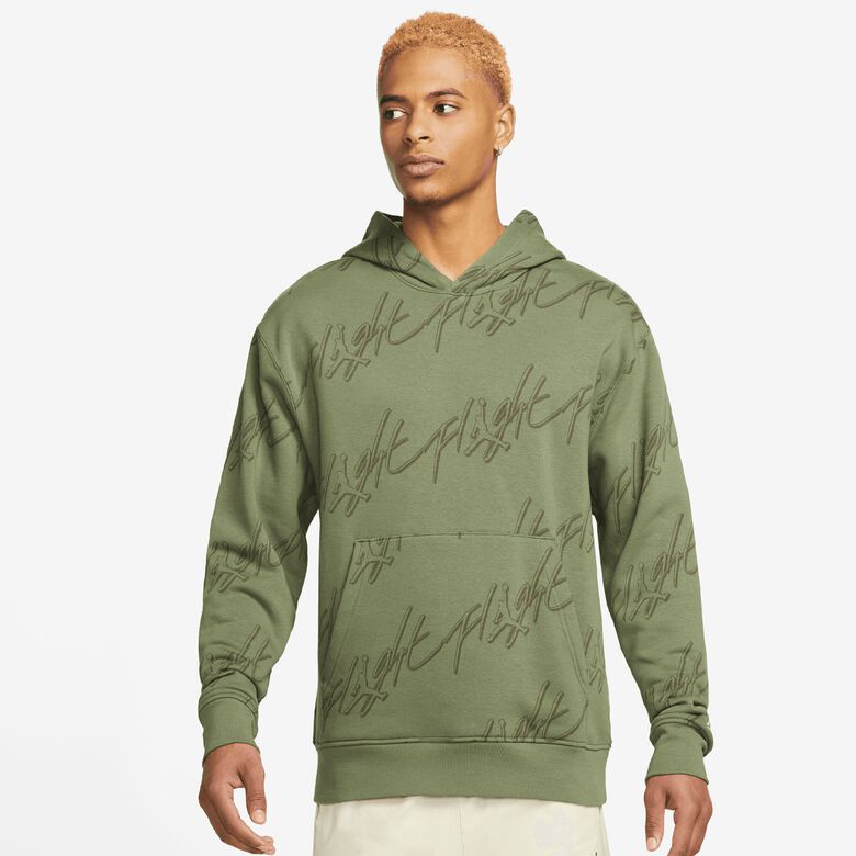 Sudadera polar con estampado integral de la marca Essentials
