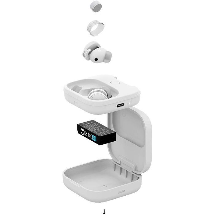 Ecouteurs sans fil - FAIRPHONE - True Wireless - Blanc