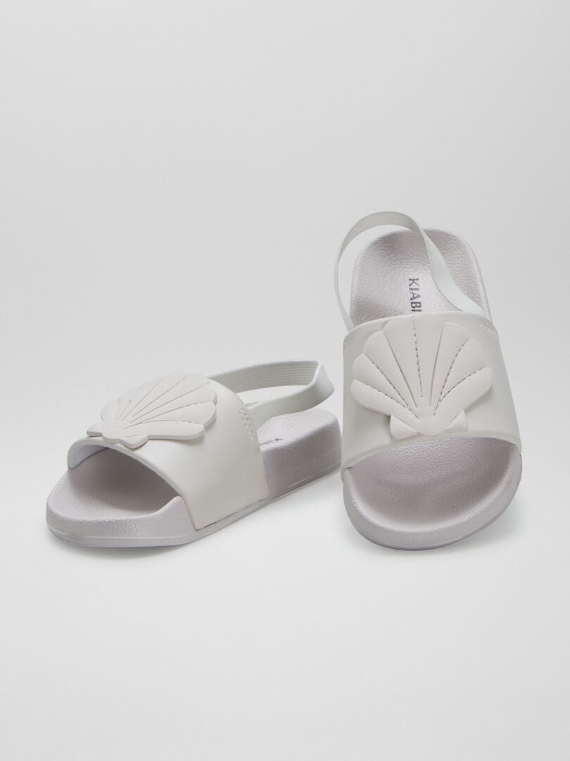 Strandslippers 'Seashell' - BEIGE