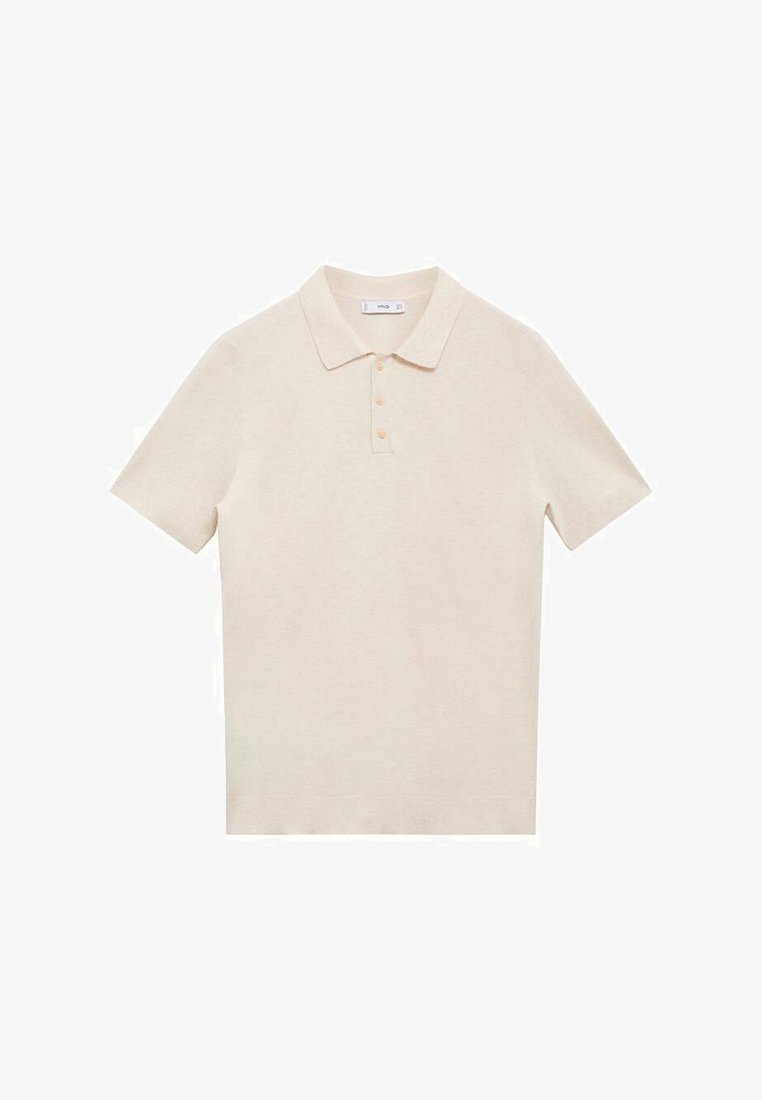 Koszulka polo Mango - ecru