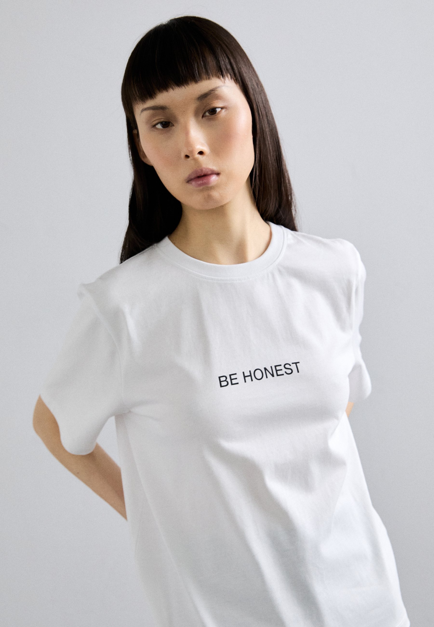 T-shirt à slogan Victoria Beckham - Imprimé - Blanc