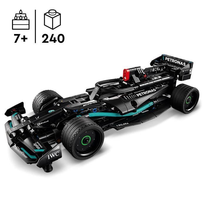 LEGO Technic 42165 Mercedes-AMG F1 W14 E Performance Coche de juguete con mecanismo de retroceso, réplica