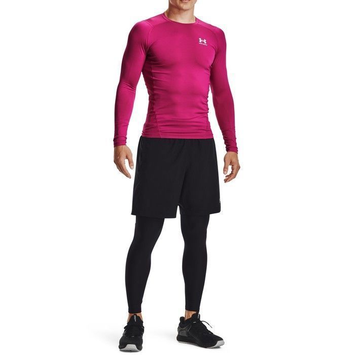 Compression leggings - Under Armour - HG Armour - Black - Breathable - Fitness