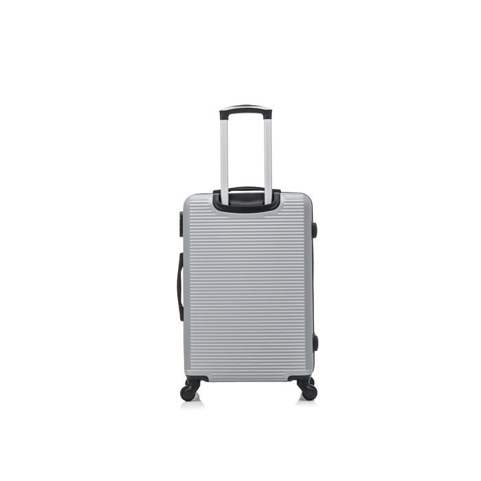 Valise Grande Taille 75cm 23kg | Valise CELIMS Weekend | Roues 360 | Cadenas |Gris