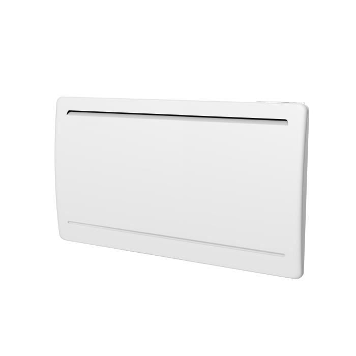 Radiador eléctrico fijo de inercia seca cerámica OCEANIC Rubis de 1500 W - Diseño curvo - Blanco - NF