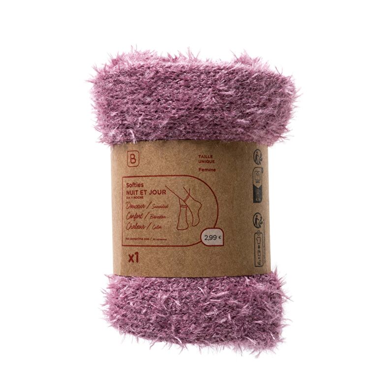 Chaussettes et collants Femme Rose