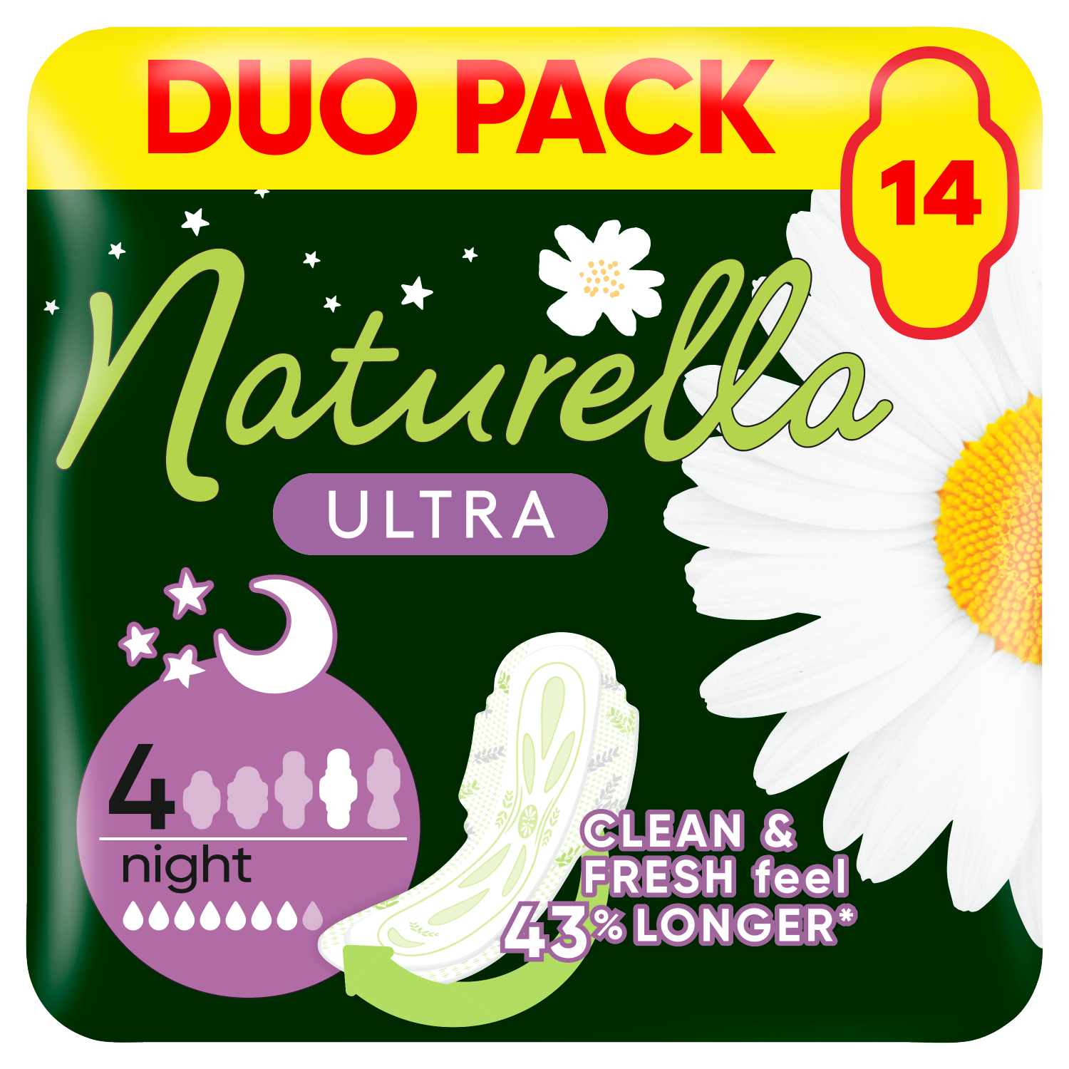 Naturella intim betétek 14 db Ultra Night Kamilla
