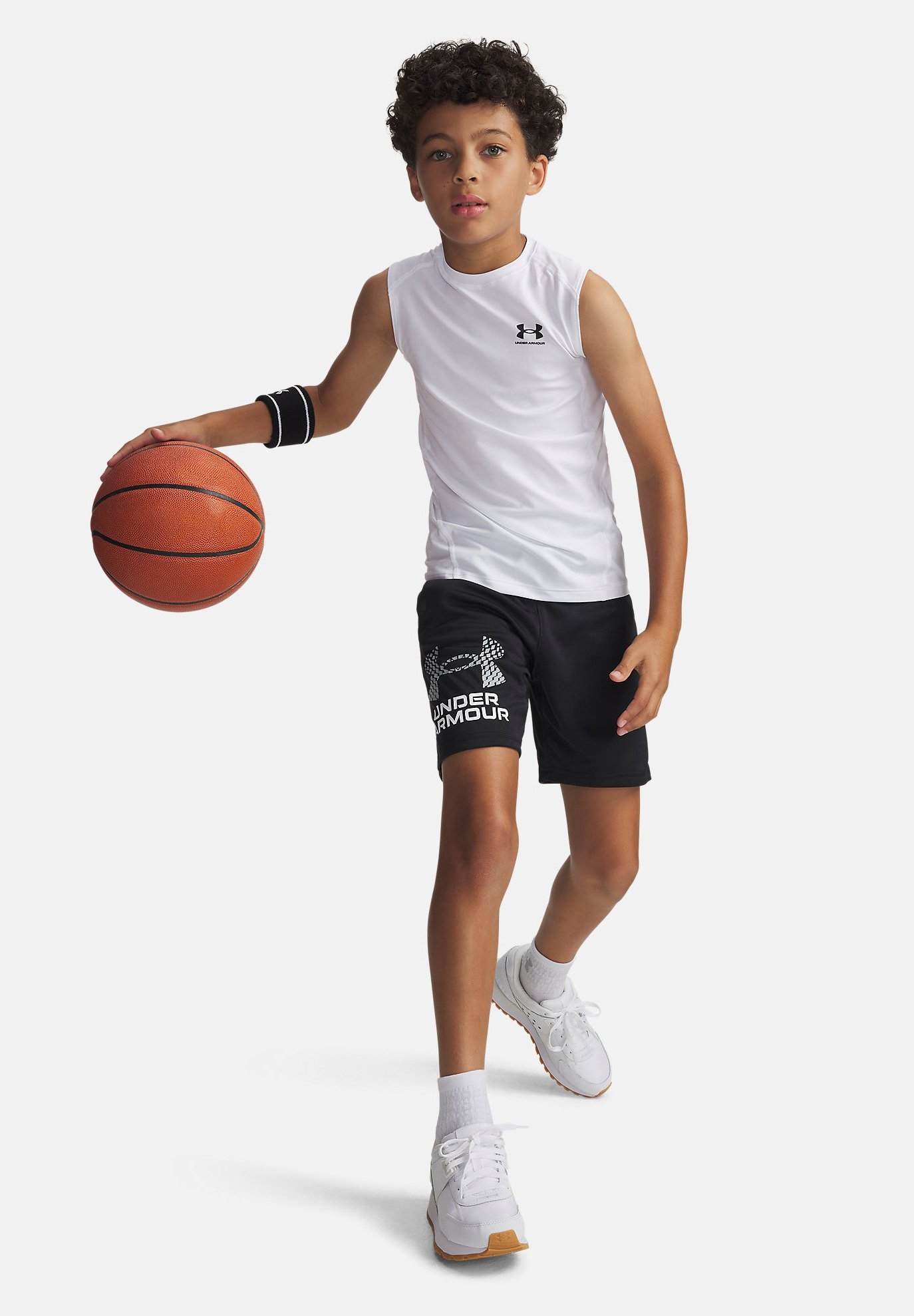 Spodenki sportowe Under Armour TECH LOGO SHORTS – czarne (001)