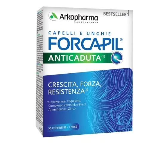 FORCAPIL Forcapil contra queda de cabelo 30 comprimidos Suplemento alimentar contra queda de cabelo