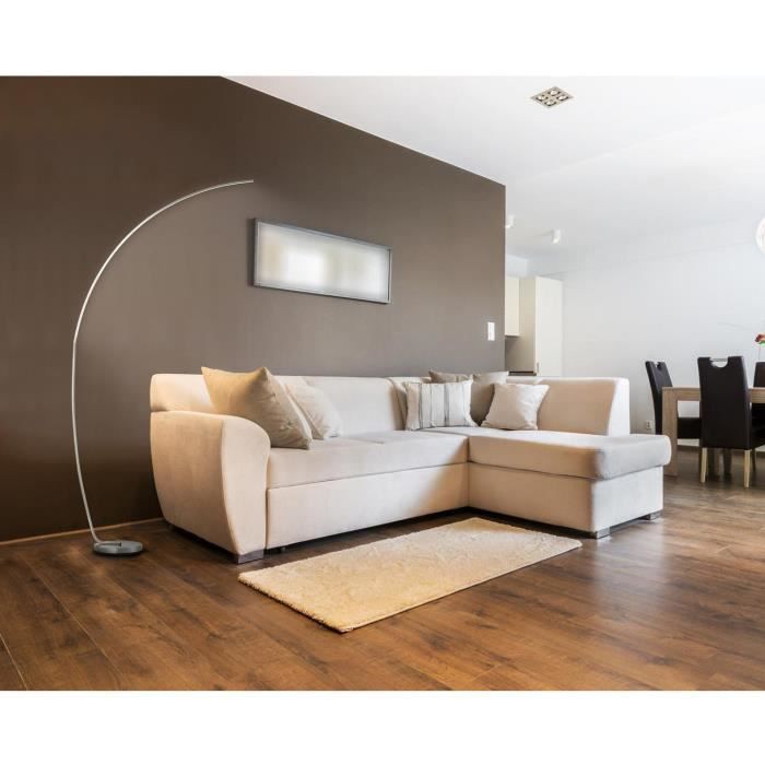 Floor lamp - ATHM DESIGN - JAXTA - Gray - Metal - LED - 170 cm