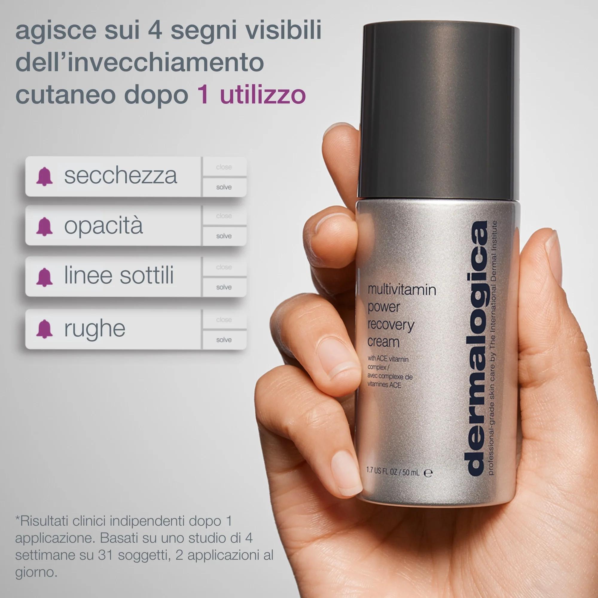 Multivitamin Multivitamin Power Recovery Cream - Tratt.viso 24 ore antirughe, Tratt.viso 24 ore idratante