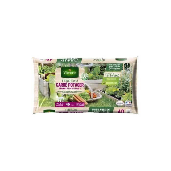 VILMORIN Vierkante potgrond voor de moestuin 40 liter