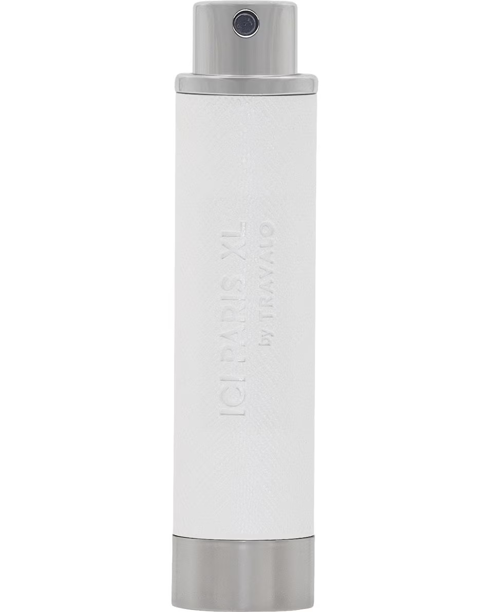 ICI PARIS XL Atomizor de parfum din piele, alb, atomizor cu pungă reîncărcabilă