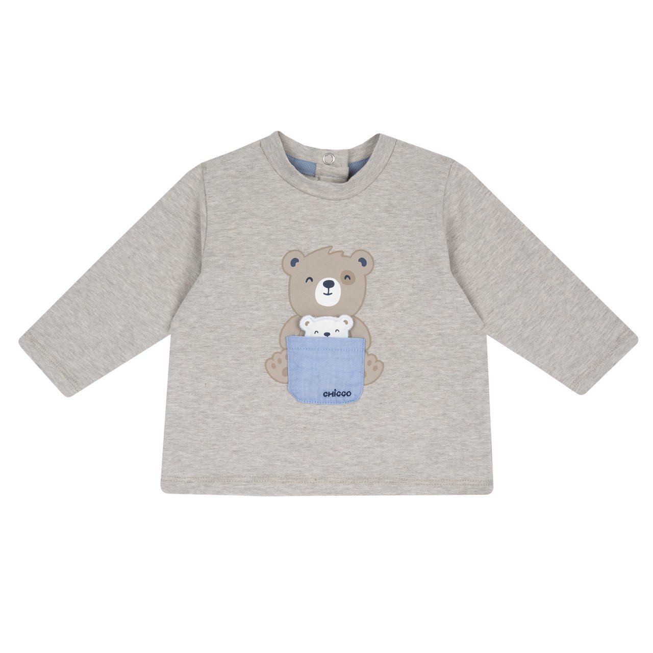 Koszulka z misiem i efektem melanżu
