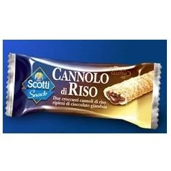 Scotti Snack Chocolade Rijst Cannolo 25g