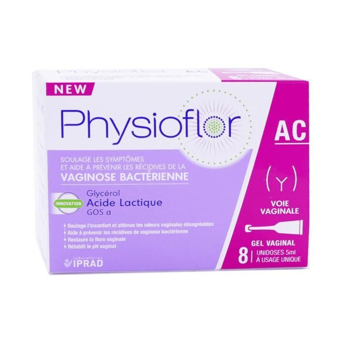 Physioflor AC Gel Acidifiant Voie Vaginale 8 unidoses