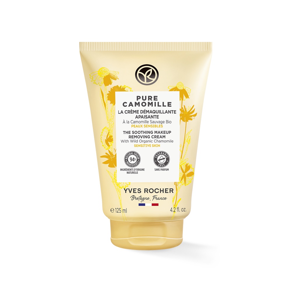 Creme de limpeza calmante de camomila pura