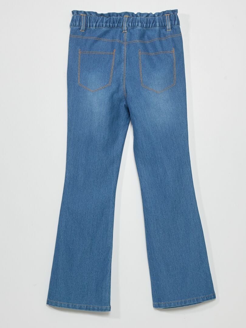 Calça jeans flare - Fácil de usar - AZUL