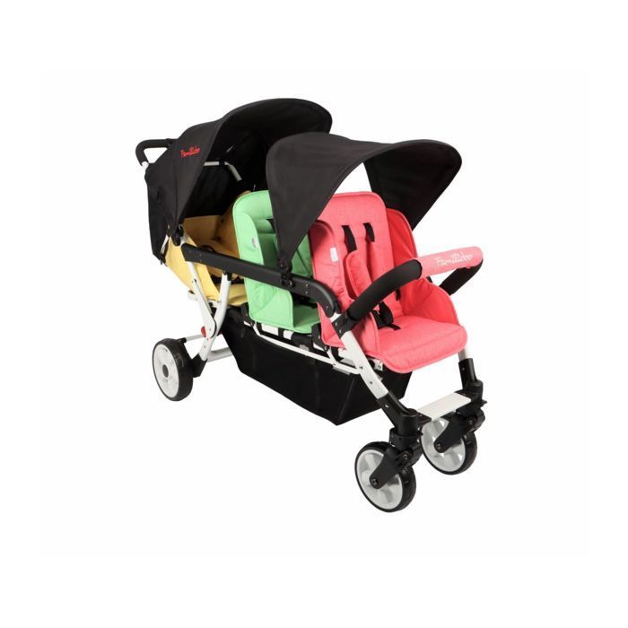 Carrinho de Bebê Triplo Familidoo LIDOO 3 BB+