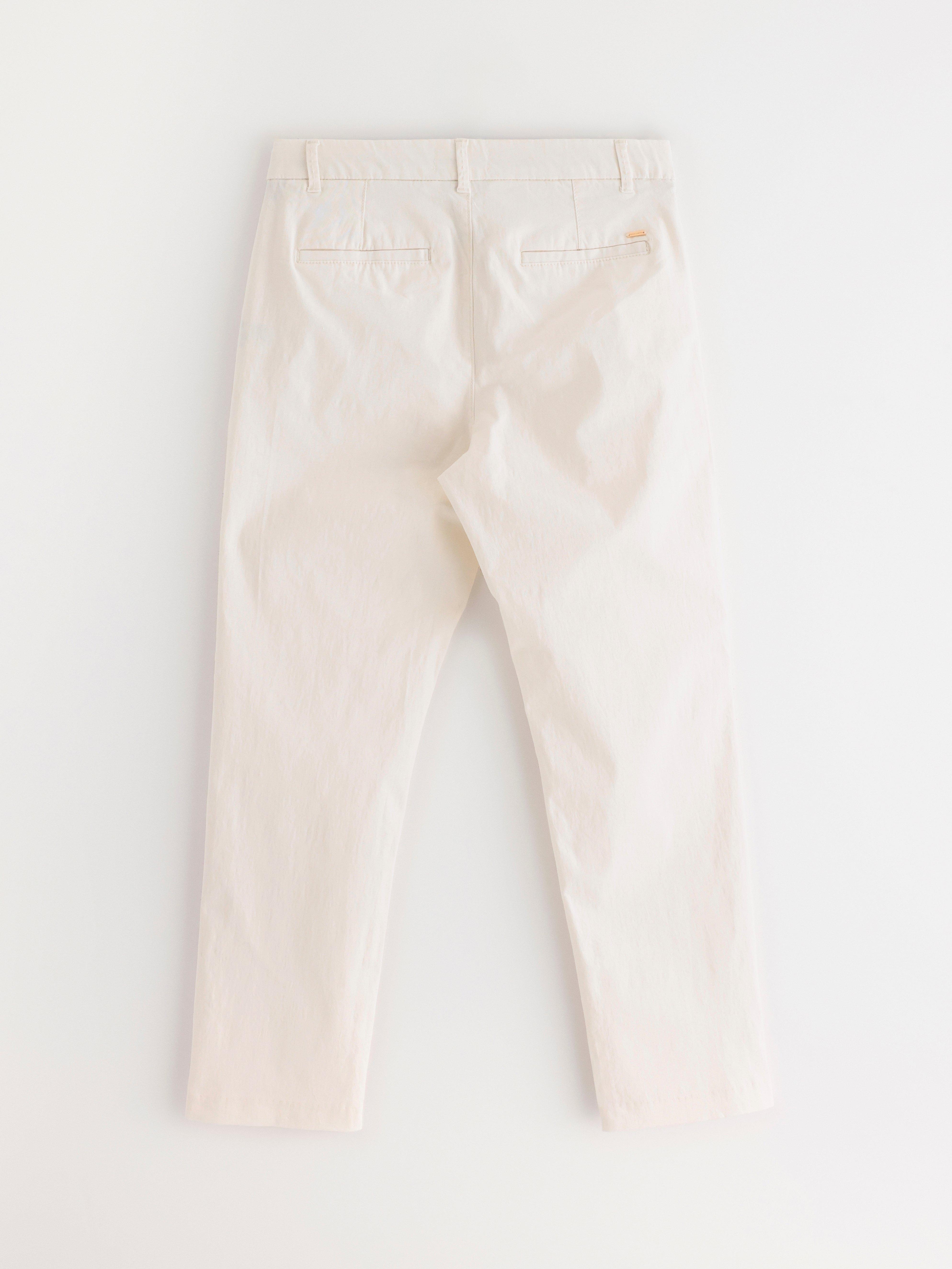 Chinos blanc clair