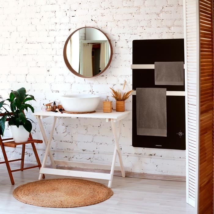 Sèche-serviettes électrique - Create - WARM TOWEL CRYSTAL - Verre - Wifi - 600W