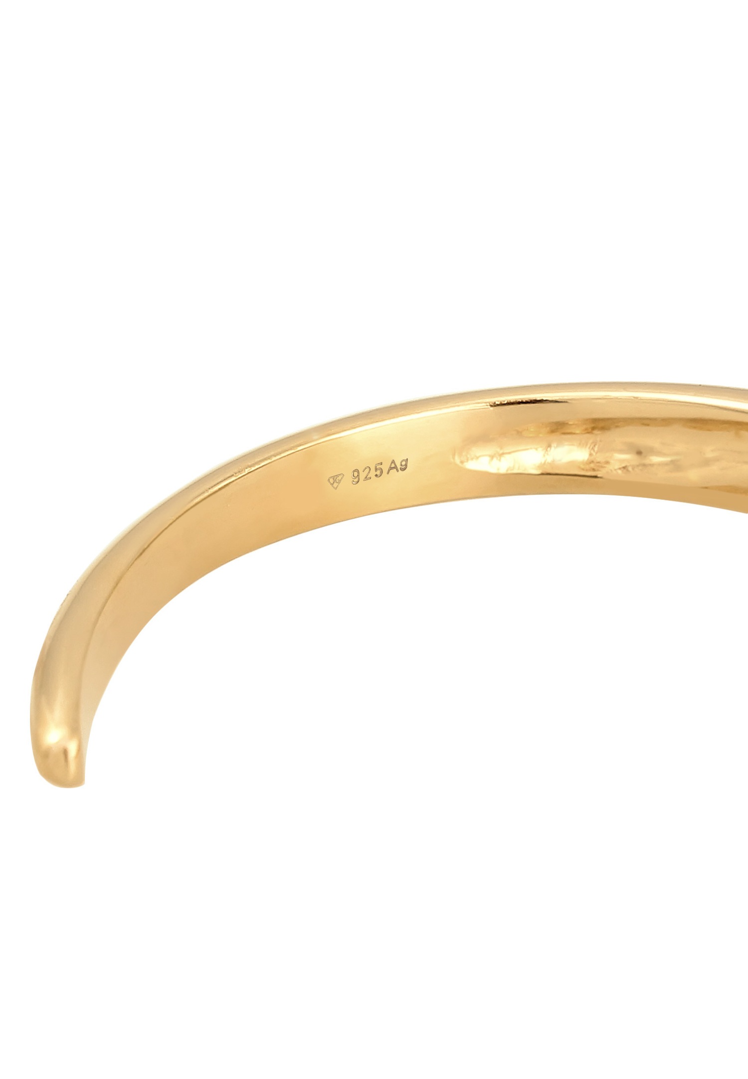 Elli PREMIUM Bracelet femme rond ouvert élégant en argent sterling 925