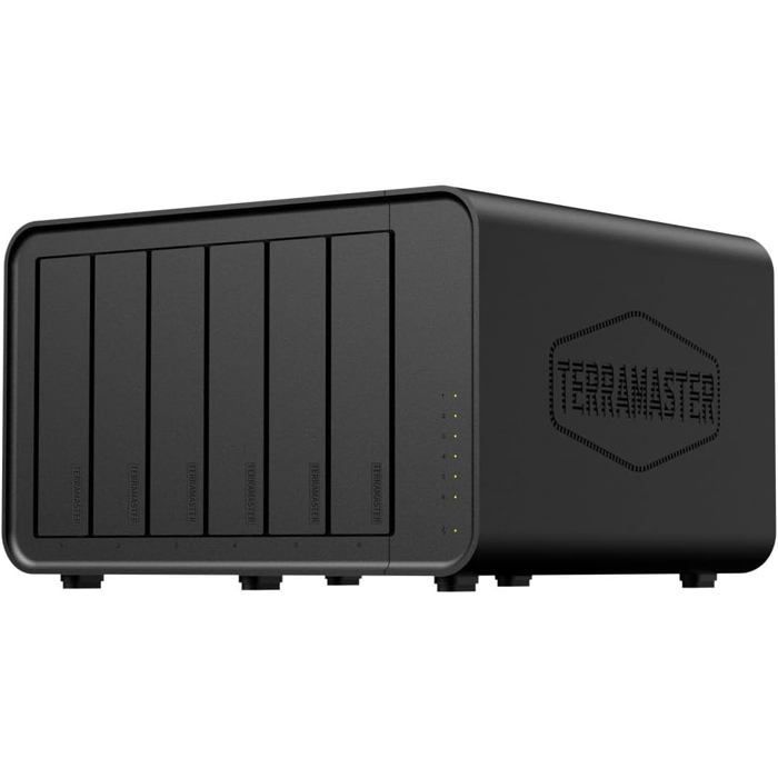 TERRAMASTER F6-424 NAS Stockage 6 Baies – Quad-Core N95, 8 GB de DDR5, Deux Ports 2.5 GbE (sans Disque)