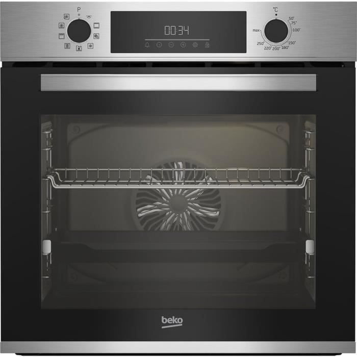 Horno empotrable - BEKO - BBIM12300XCE - Ventilador 3D - 72 L - Acero inoxidable