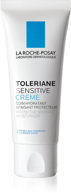 La Roche-Posay Toleriane Sensitive prebiotična vlažilna krema, ki zmanjšuje preobčutljivost kože.