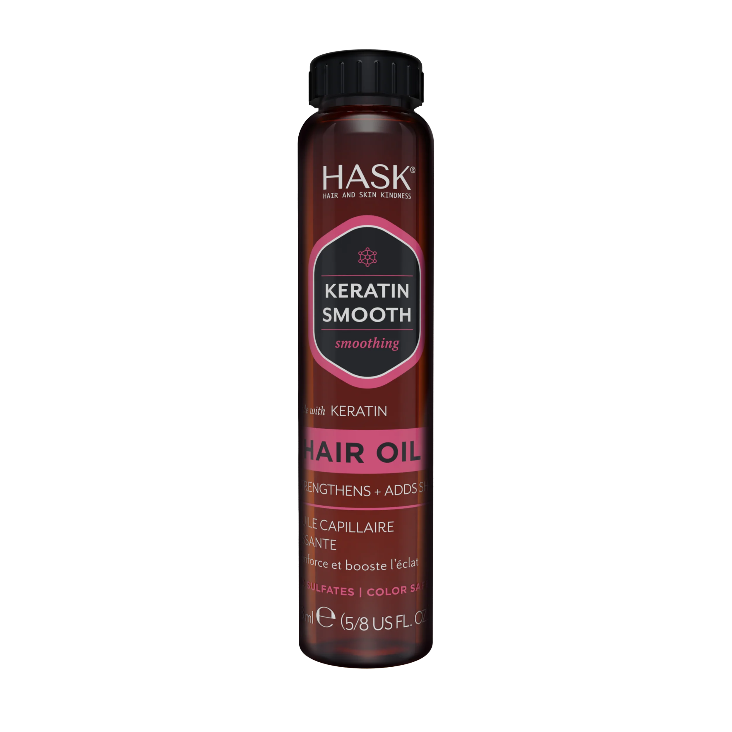 Huile capillaire Hask 18 ml Huile de kératine