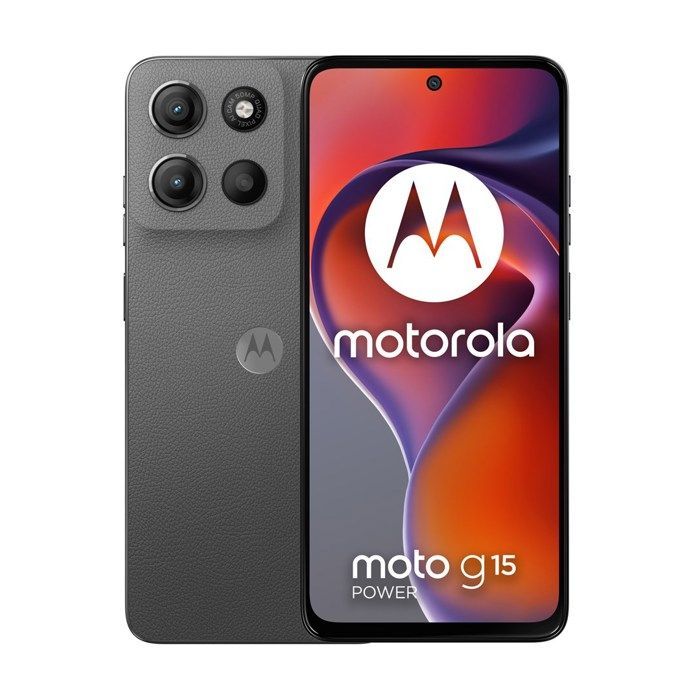 Android-Smartphone – MOTOROLA – Moto G15 Power – 8 GB RAM – 256 GB Speicher – IP54 wasserbeständig – 6000-mAh-Akku