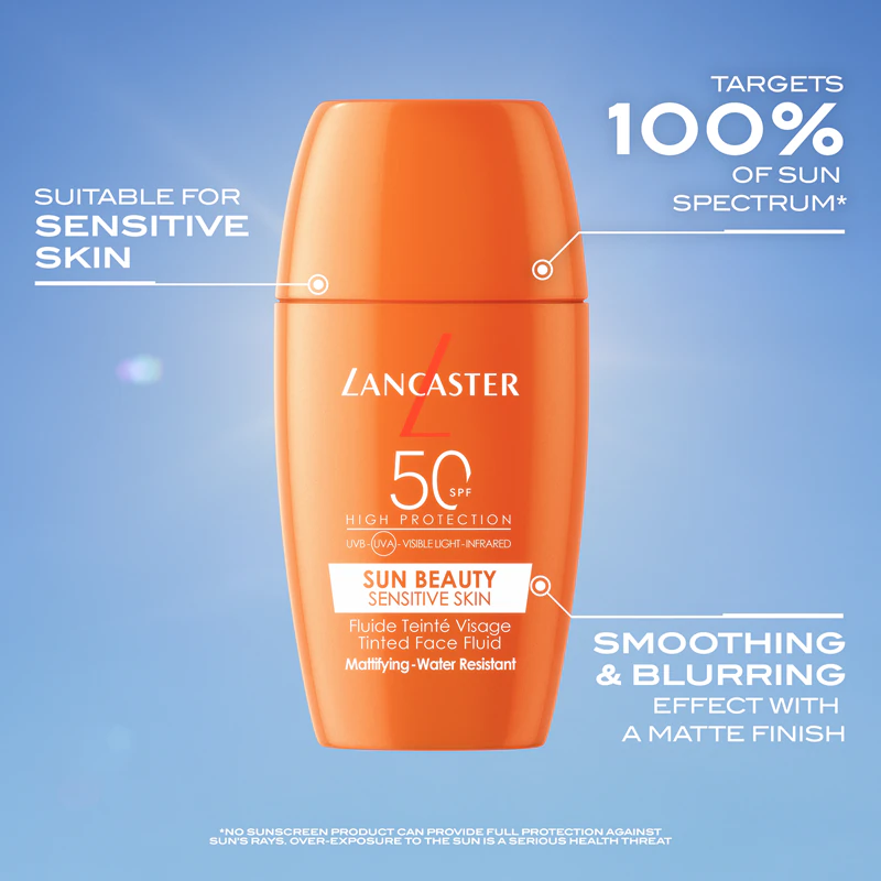 Водостійка матова емульсія Lancaster Sun Sensitive Tinted Mattifying Fluid