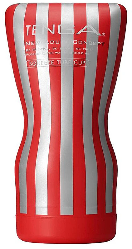 Masturbador descartável Tenga Squeezer com capa macia