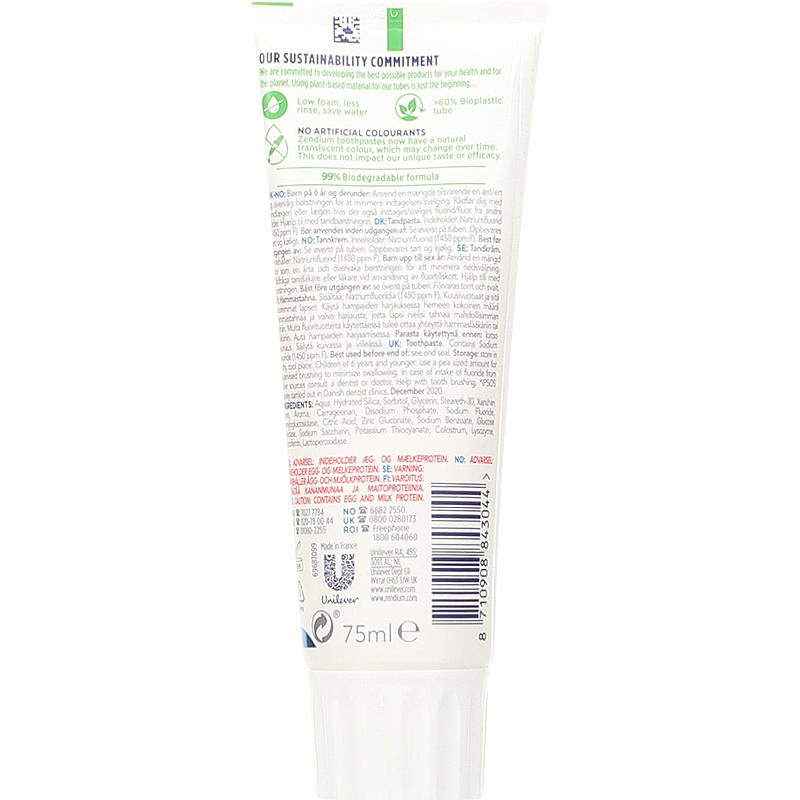 Zendium Tannkrem 75 ml Klassisk Zendium