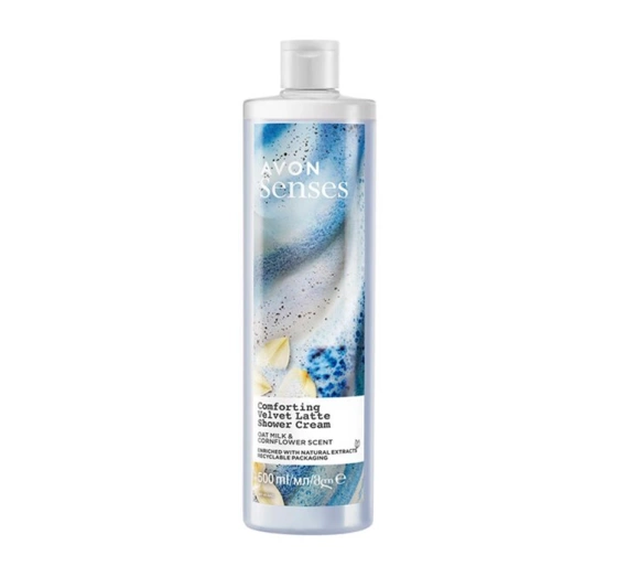 Avon Senses kremowy żel pod prysznic Comforting Velvet Latte 500 ml