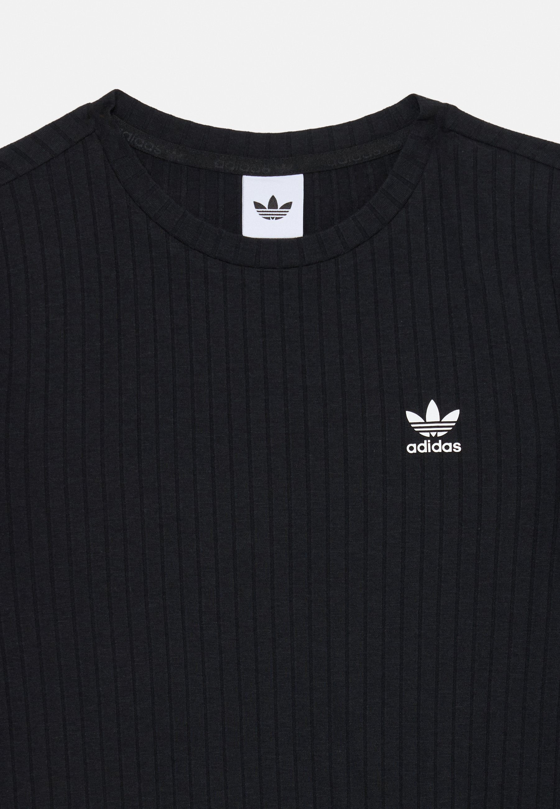 adidas Originals WIDE DRESS - Žerzejové šaty - black/white