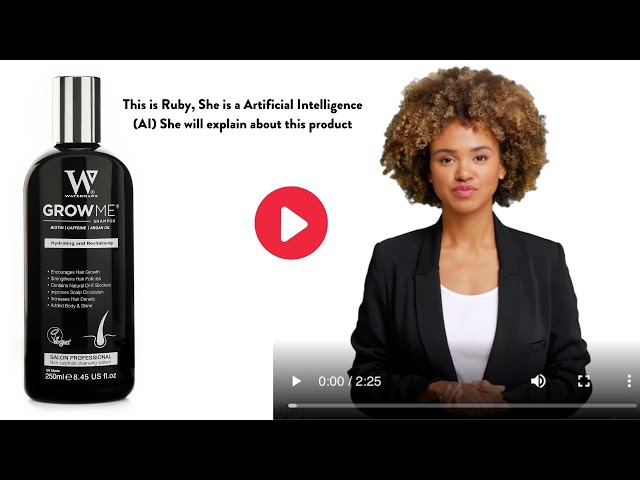Shampoo Watermans Grow Me 250ml